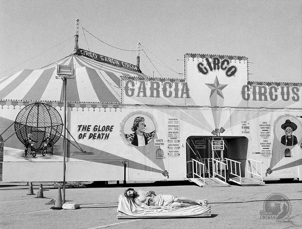 statue of Jesus at the Mexican Circus