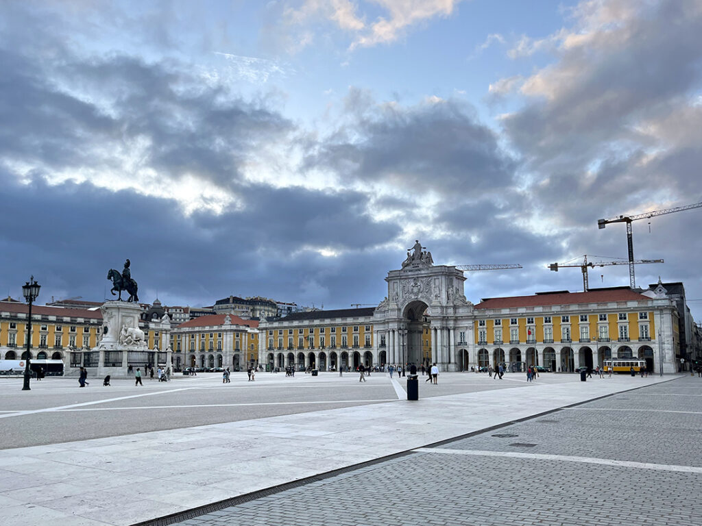 Main square in Lisbon